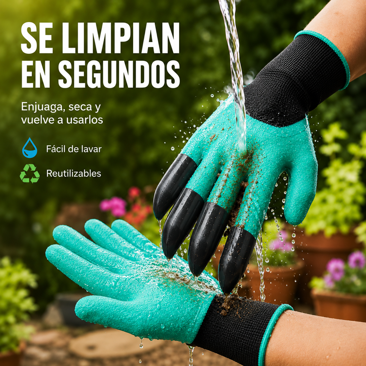 Oferta Cyber 2x1 GardenGloves™  — Guantes De Jardín Con Garras 🌻 ¡Envío Gratis!