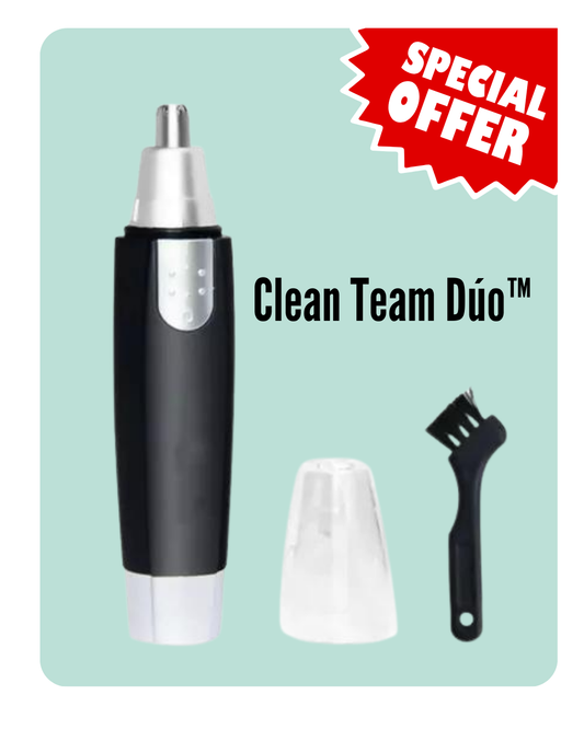 Clean Team Duo™ 💈✂ Depiladora Cortadora Pelos Nariz Orejas - Envío Gratis!