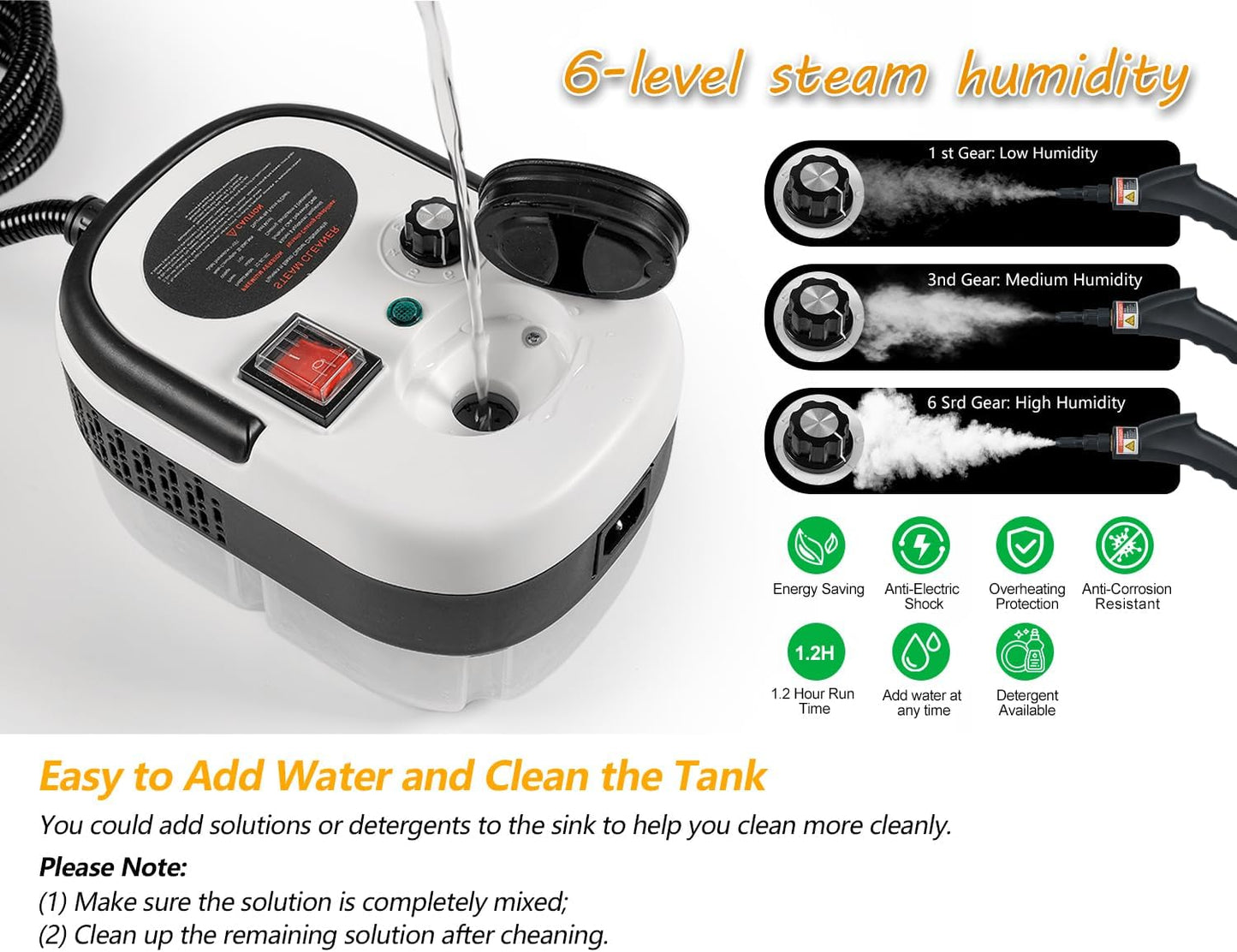 VAPOCLEAN™ Limpiador a Vapor 2500W 🔥