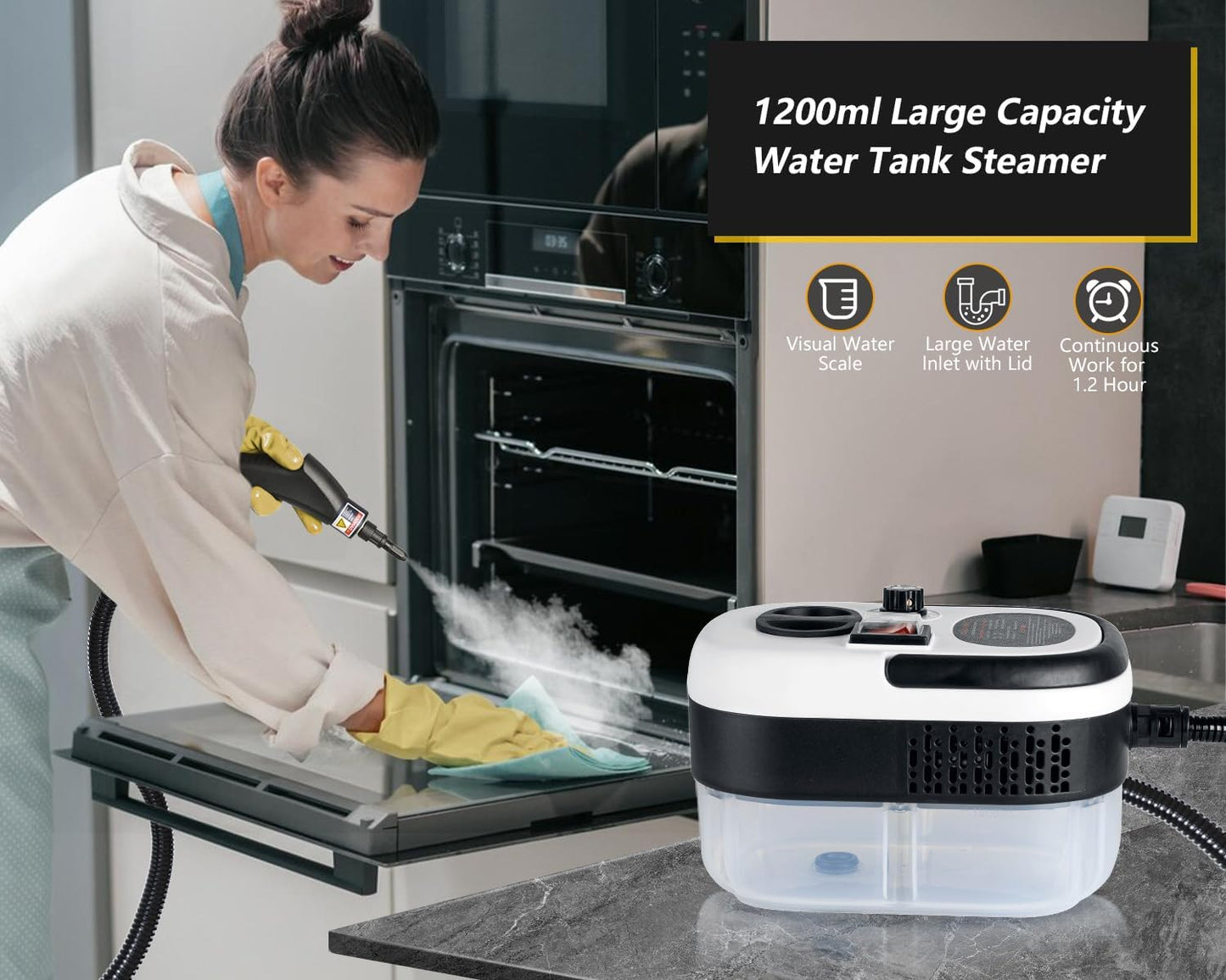 VAPOCLEAN™ Limpiador a Vapor 2500W 🔥